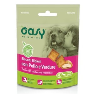 OASY DOG BISCOTTI RIPIENI GR.80 POLLO E VERDURE