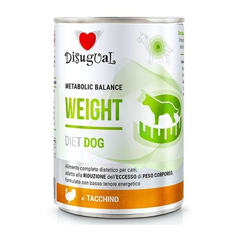 DISUGUAL DIET DOG WEIGHT TACCHINO GR.400