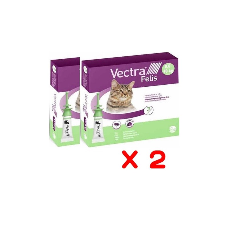 VECTRA FELIS SPOT ON PER GATTI 3 PIPETTE **Acquisto minimo 2 CONFEZIONI*prezzo riferito alla singola confezione**SPEDIZIONE GRAT