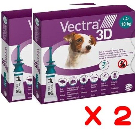 VECTRA 3D DOG 4-10 KG - 3 PIPETTE**Acquisto minimo 2 CONFEZIONI*prezzo riferito alla singola confezione**SPEDIZIONE GRATIS**