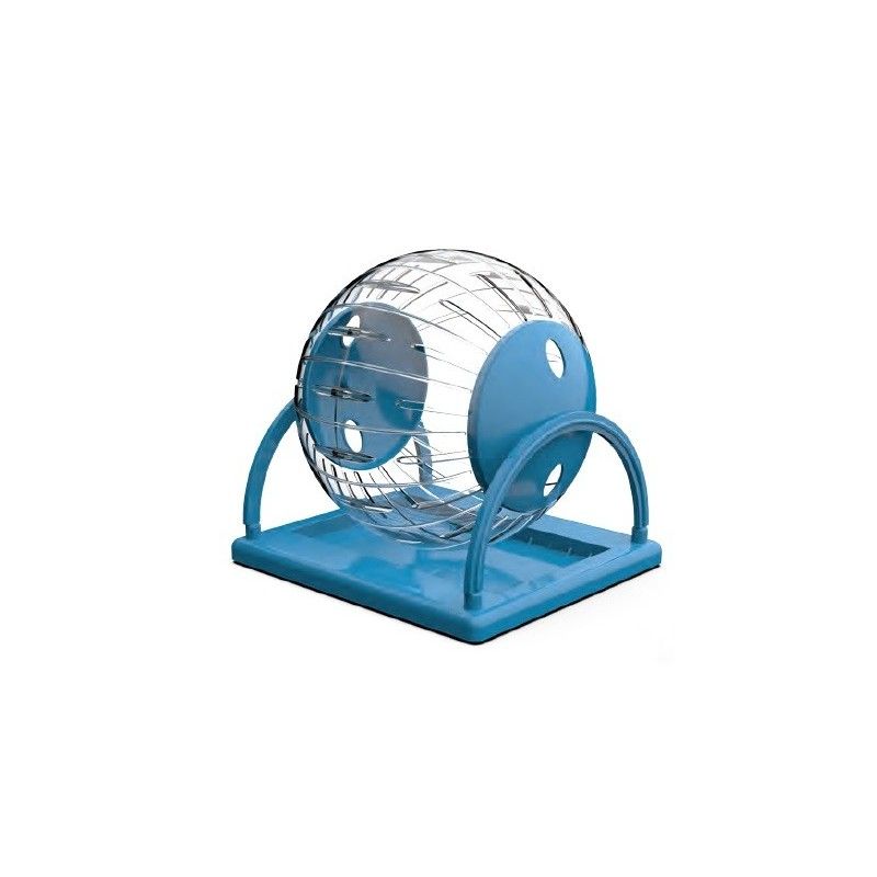 PALLA PER RODITORI CON SUPPORTO CM 18,5