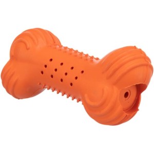 GIOCO OSSO GOMMA CON FRUSCIO CM 11 TRIXIE