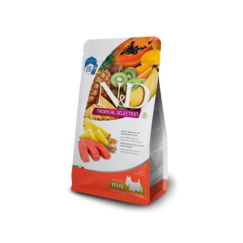 N&D TROPICAL ADULT MINI SALMONE 1,5KG