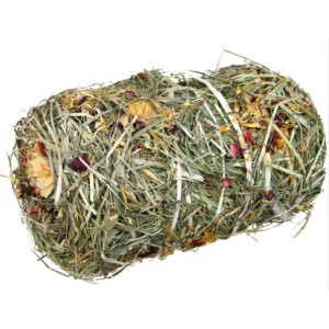 BALLA DI FIENO CON MIX FIORI CM 18 TRIXIE