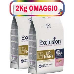 EXCLUSION DIET KG.12 URINARY **acquistimo minimo 2pz** 2kg omaggio