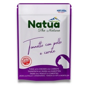 NATUA BUSTA GR 70 TONNO POLLO CAROTE
