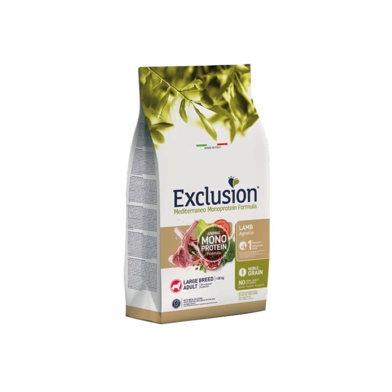EXCLUSION MEDITERRANEO MONOPROTEIN ADULT LARGE AGNELLO KG.12