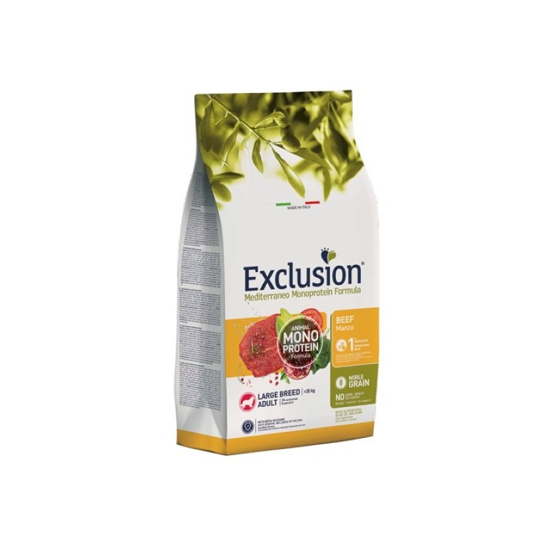 EXCLUSION MEDITERRANEO MONOPROTEIN ADULT LARGE MANZO KG.12