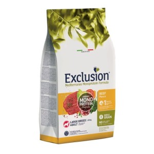 EXCLUSION MEDITERRANEO MONOPROTEIN ADULT LARGE MANZO KG.12