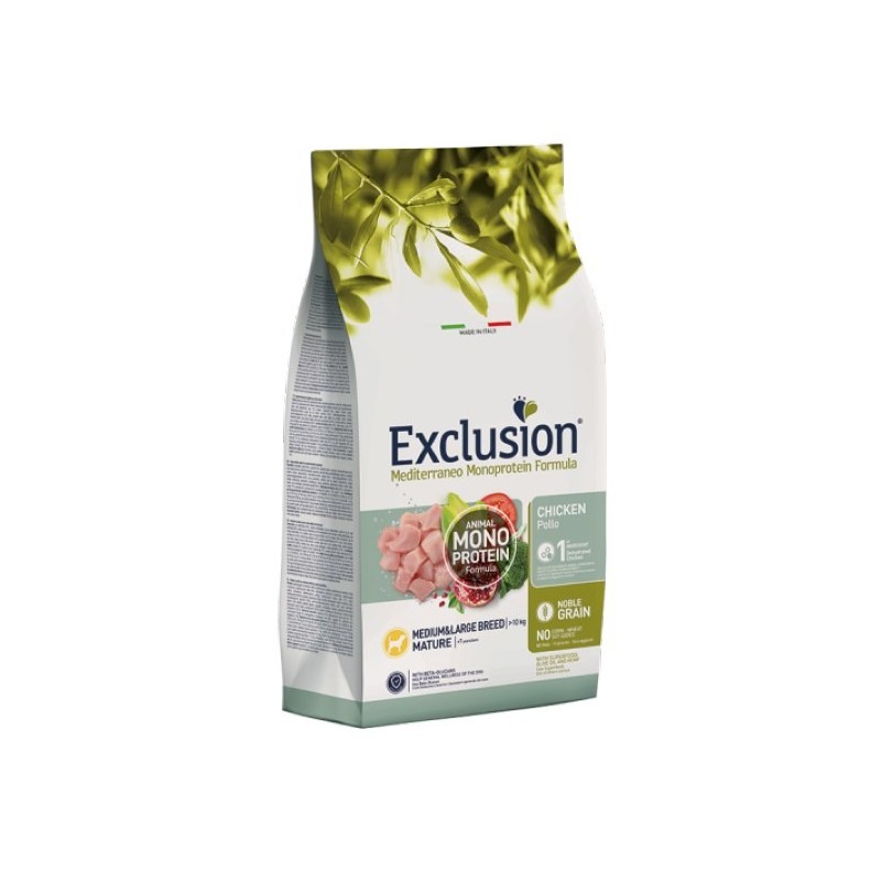 EXCLUSION MEDITERRANEO MONOPROTEIN MATURE MEDIUM/LARGE KG.12