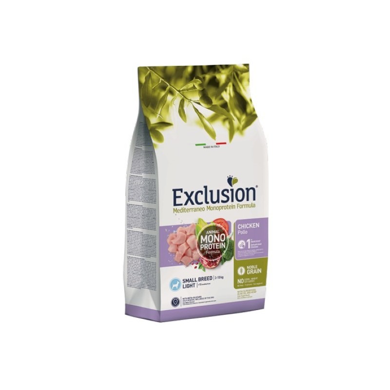 EXCLUSION MEDITERRANEO MONOPROTEIN LIGHT MEDIUM/LARGE KG.3