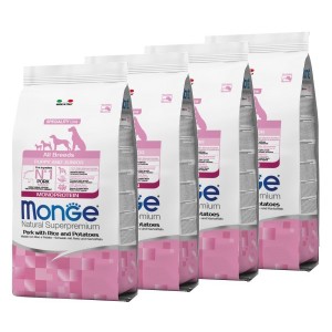 MONGE ALL BREEDS PUPPY MAIALE RISO PATATE KG.12 *acquisto minimo 4 sacchi*prezzo riferito alla singola confezione*