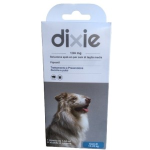 DIXIE CANE 1 PIPETTA 10-20 KG CONTRO PULCI E ZECCHE