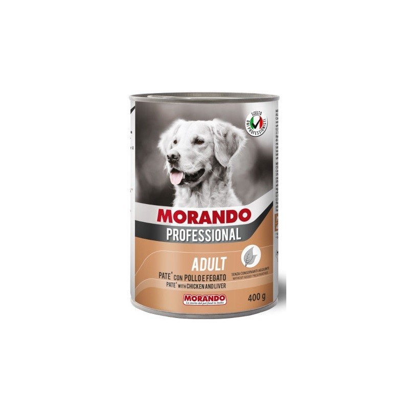 MORANDO PROFESSIONAL PATE' GR.400 POLLO/FEGATO