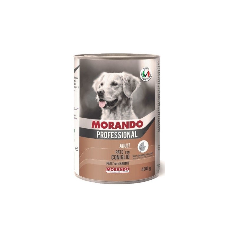 MORANDO PROFESSIONAL PATE' GR.400 CONIGLIO
