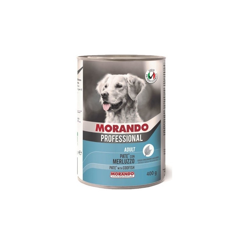 MORANDO PROFESSIONAL PATE' GR.400 MERLUZZO