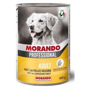 MORANDO PROFESSIONAL PATE' GR.400 POLLO/TACCHINO