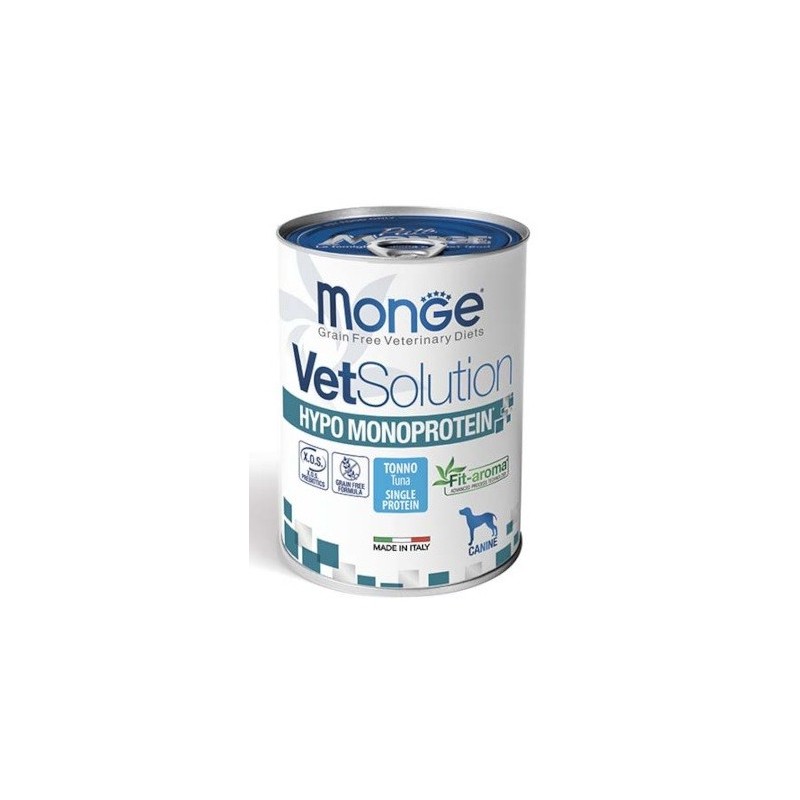 MONGE VET.DOG HYPO TONNO 400GR