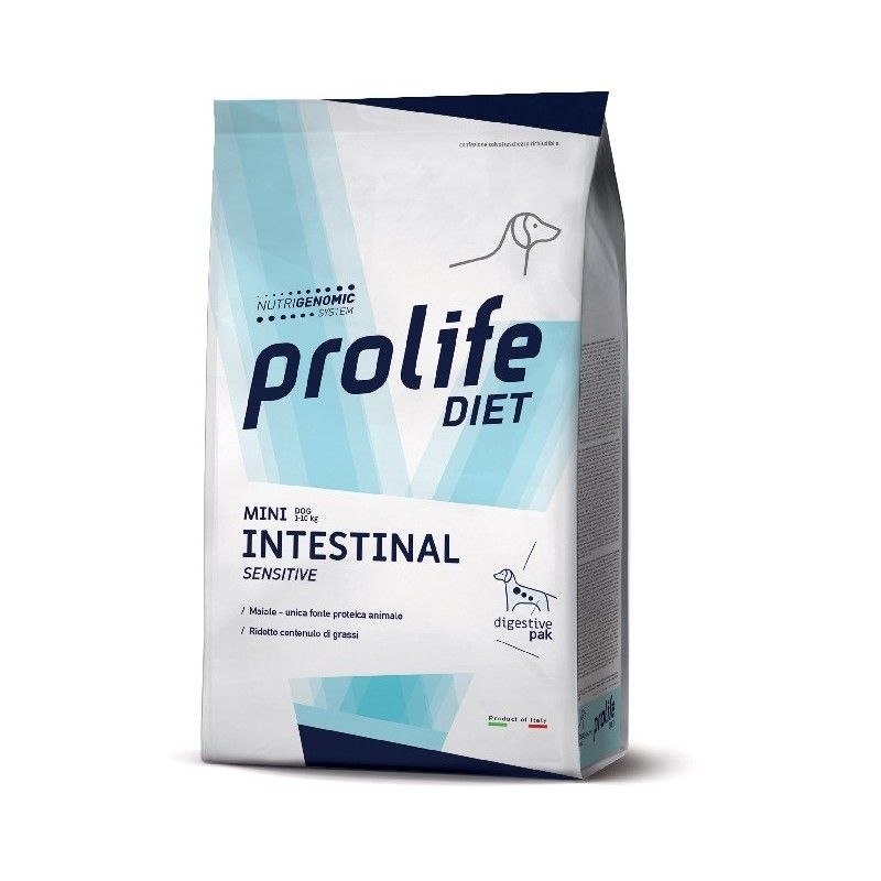 PROLIFE VETERINARY DIET DOG INTESTINAL SENSITIVE MINI MAIALE 500GR