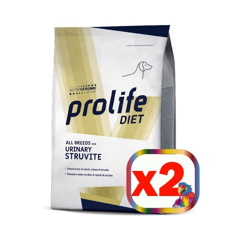 PROLIFE..VETERINARY DIET DOG STRUVITE ALL BREED KG.8 **acquisto minimo 2pz**