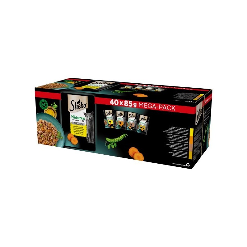SHEBA NATURE'S BUSTA X40 SELEZIONE DELICATA GELATINA