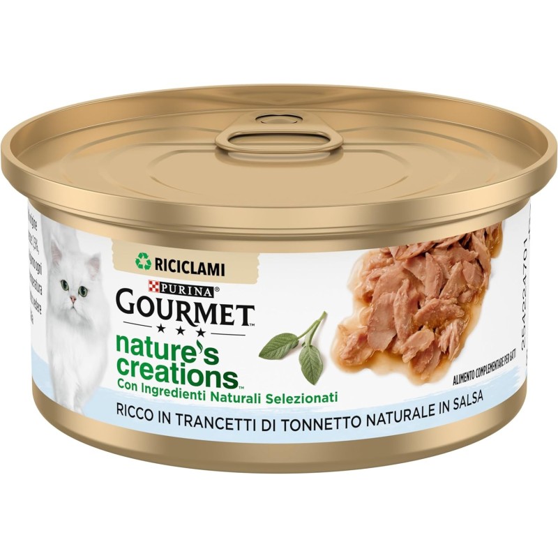 GOURMET NATURE'S C. 70GR TONNETTO IN SALSA