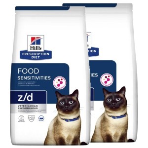 .HILL'S. PRESCRIPTION DIET Z/D CROCCHETTE PER GATTI PER LE SENSIBILITÀ ALIMENTARI KG 6 *acquisto minimo 2pz*