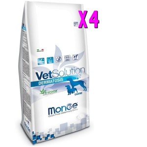 MONGE VETSOLUTION CANE DERMATOSIS KG.12 **acquisto minimo 4 sacchi*prezzo riferito alla singolo sacco*
