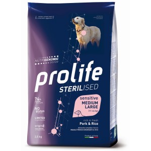 PROLIFE DOG 12 KG STERILIZED SENSITIVE PORK & RICE