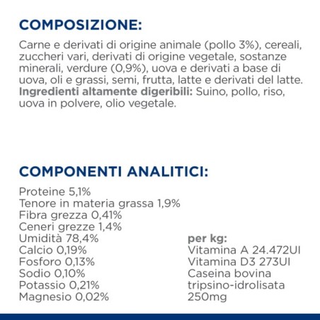 HILL'S Hill's prescription diet i/d stress mini spezzatino per cani pollo e verdure 156 gr
