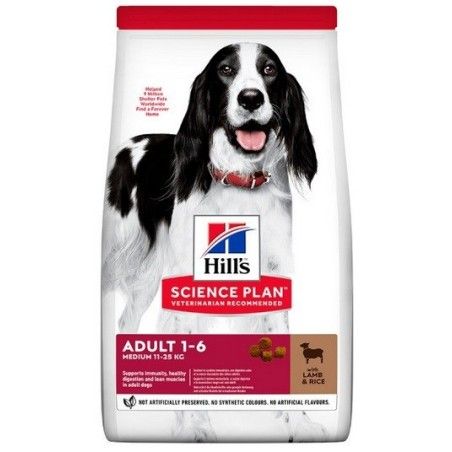 HILL'S SP ADULT MEDIUM LAMB&RICE KG.12**spedizione omaggio**