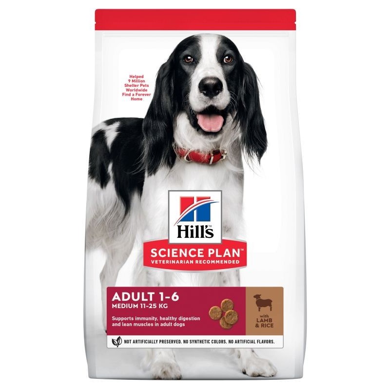 HILL'S SP ADULT MEDIUM LAMB&RICE KG.2,5