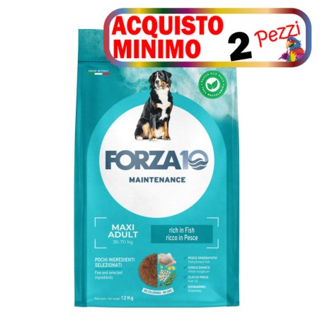 SANYPET FORZA 10 DOG MAINTENANCE MAXI ADULT PESCE 12 KG acquisto minimo 2 sacchI