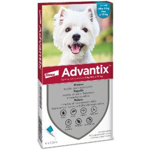 ADVANTIX 4-10 KG 4 PIPETTE 1pz