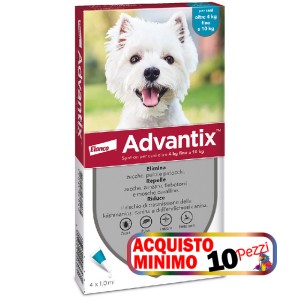 ADVANTIX 4-10 KG 4 PIPETTE...