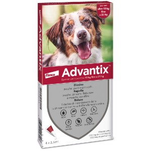 ADVANTIX 10-25 KG 4 PIPETTE...