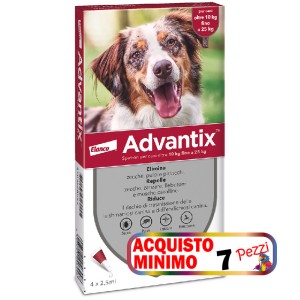 ADVANTIX 10-25 KG 4 PIPETTE...