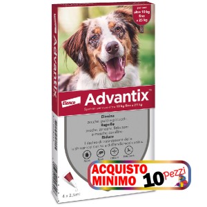 ADVANTIX 10-25 KG 4 PIPETTE...