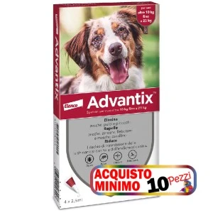 ADVANTIX 10-25 KG 4 PIPETTE...