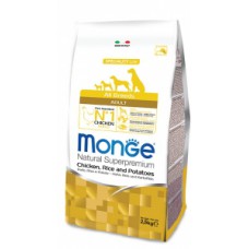 MONGE ALL BREEDS ADULT POLLO RISO PATATE KG.2,5