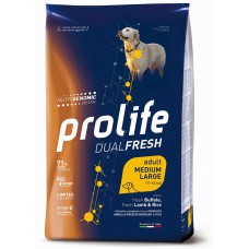 PROLIFE DOG ADULT DUAL FRESH  MEDIUM / LARGE BUFALO E AGNELLO KG.12