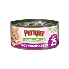PETREET 100% MONOP. POLLO PISELL GR. 60