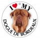DOGUE DE BORDEAUX - TONDA ( Dim. 30x30 )