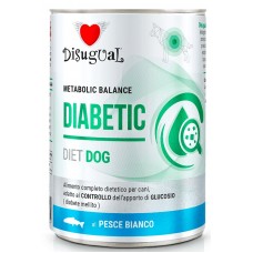 DISUGUAL DIET DOG DIABETIC PESCE BIANCO GR 400