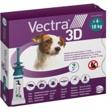 VECTRA 3D DOG  4-10 KG - 3 PIPETTE  ***SPEDIZIONE GRATUITA***
