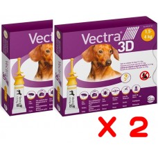 VECTRA 3D DOG 1,5-4 KG - 3 PIPETTE -***PROMO 2 CONFEZIONI***SPEDIZIONE GRATIS*****