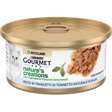 GOURMET NATURE'S C. 70GR TONNETTO IN SALSA