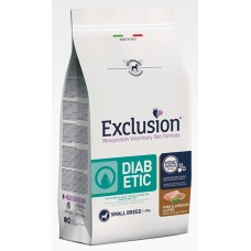 EXCLUSION DIET DIABETIC PORK & SORGHUM AND PEA SMALL BREED 2 KG