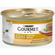 GOURMET GOLD TORTINI TACCHINO E SPINACI GR.85