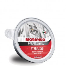 MORANDO CAT STERILIZED MOUSSE MANZO GR. 85